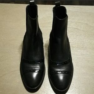 Massimo Dutti leather booties